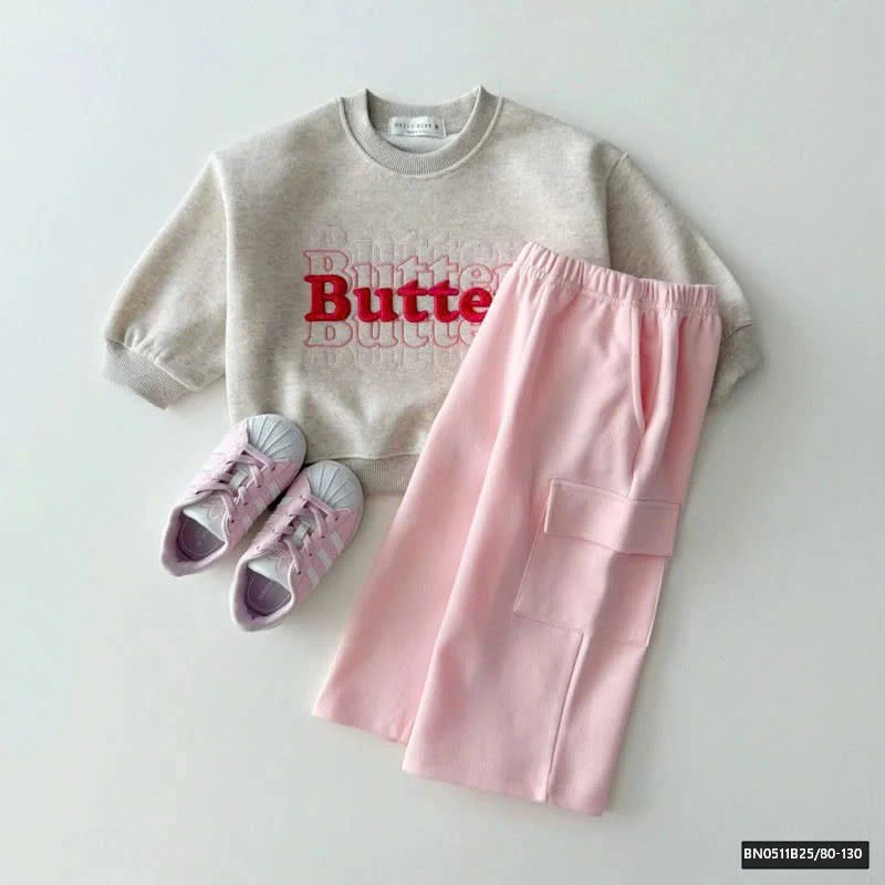 ÁO NỈ CHỮ BUTTER