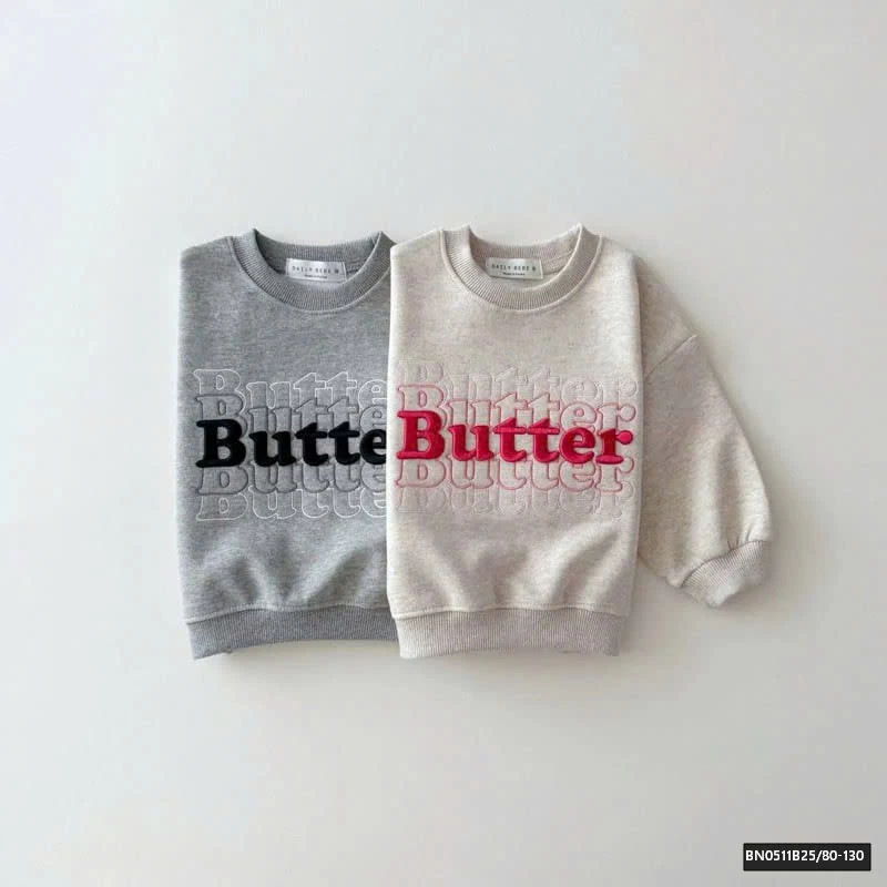 ÁO NỈ CHỮ BUTTER