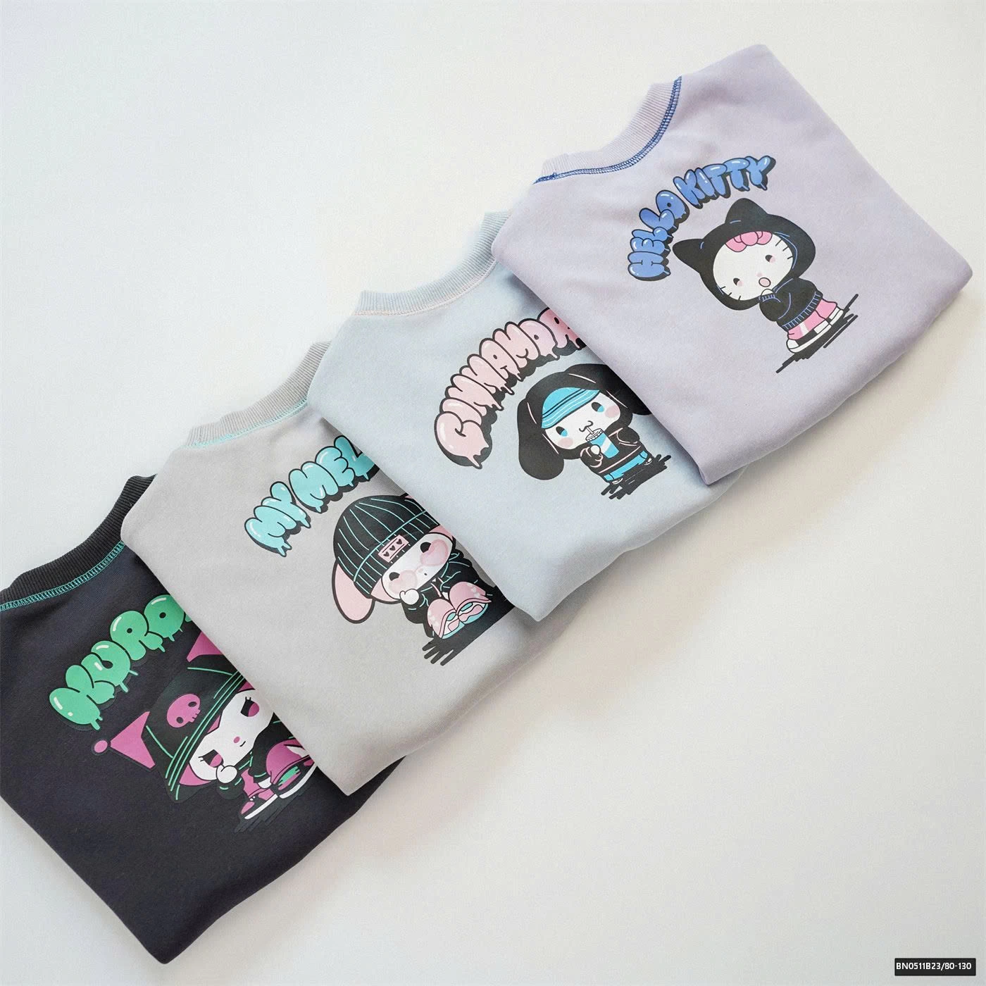 ÁO NỈ HOẠT HÌNH BG