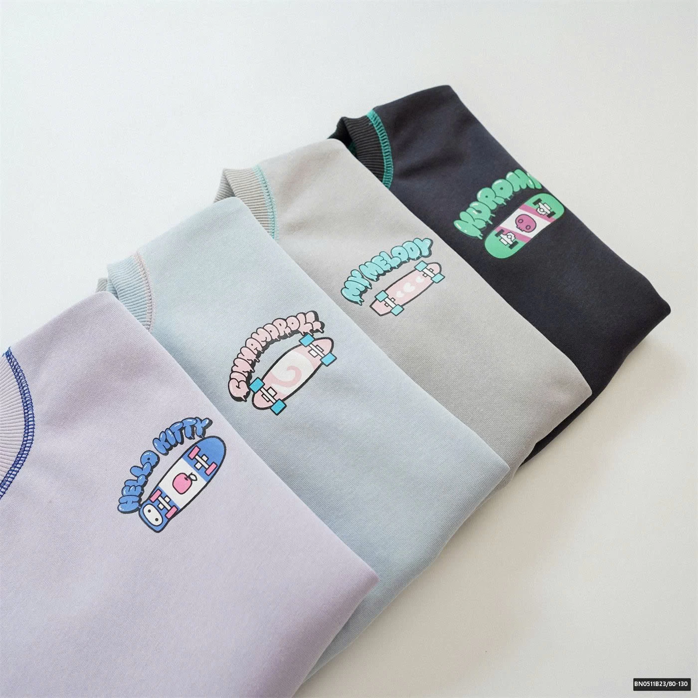 ÁO NỈ HOẠT HÌNH BG