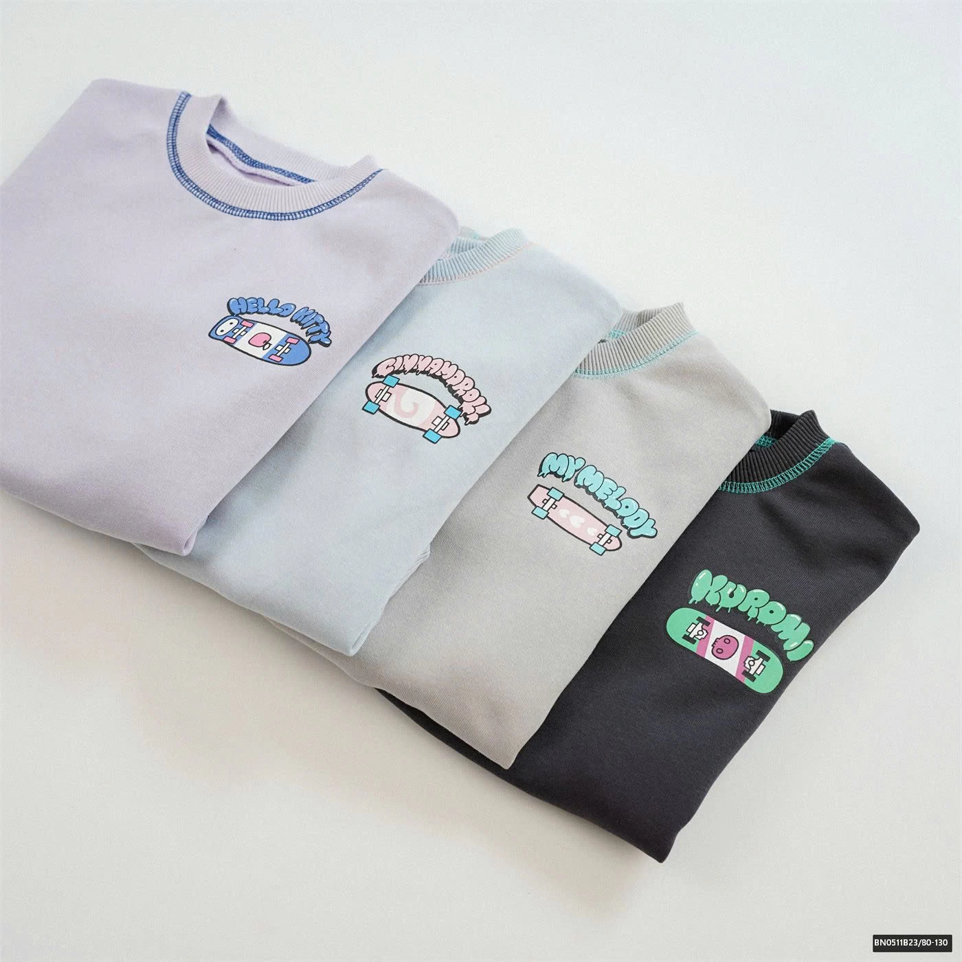 ÁO NỈ HOẠT HÌNH BG