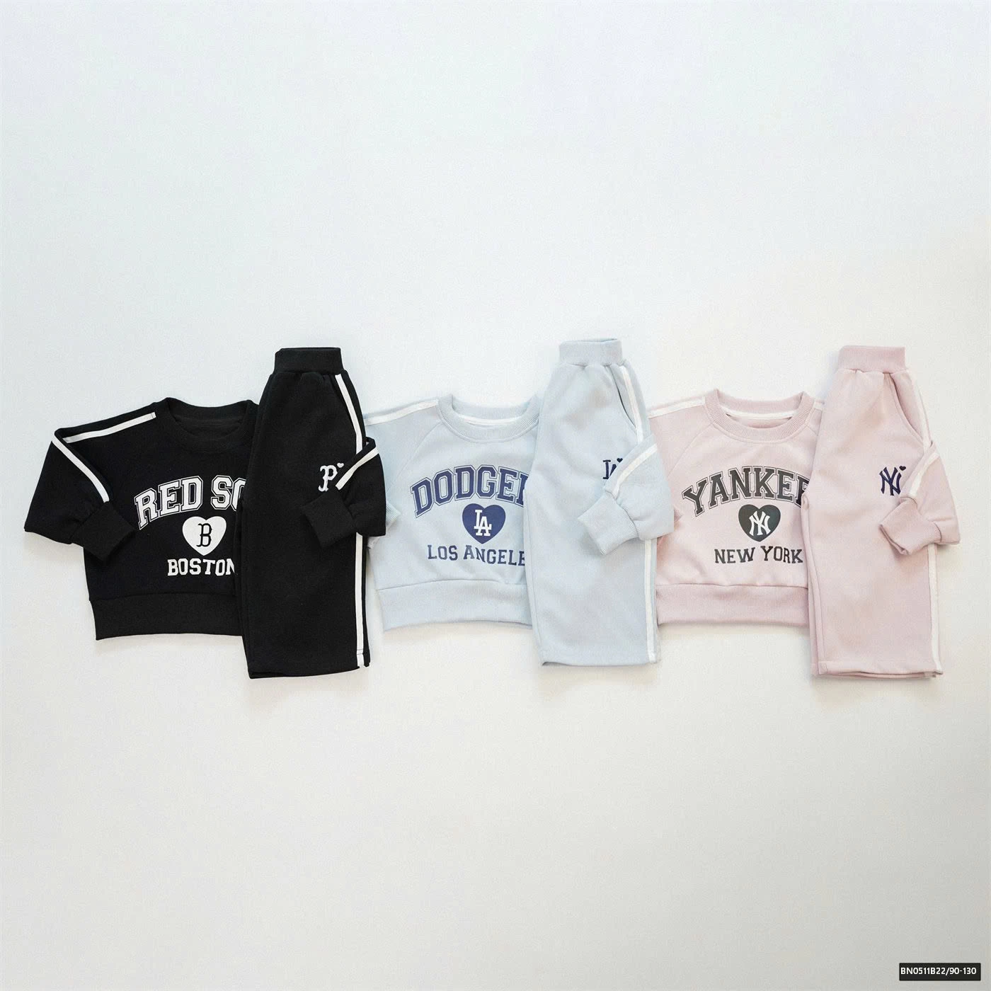 BỘ NỈ  THỂ THAO BÉ GÁI N.YY