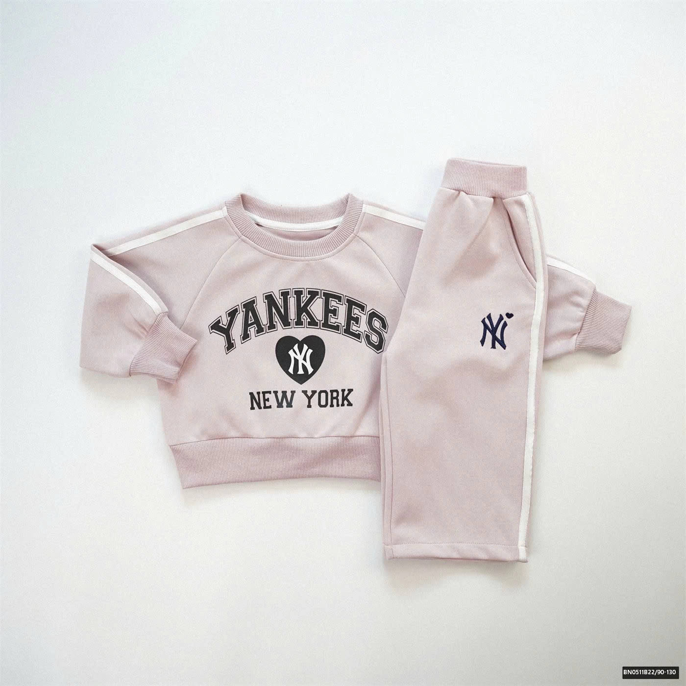 BỘ NỈ  THỂ THAO BÉ GÁI N.YY