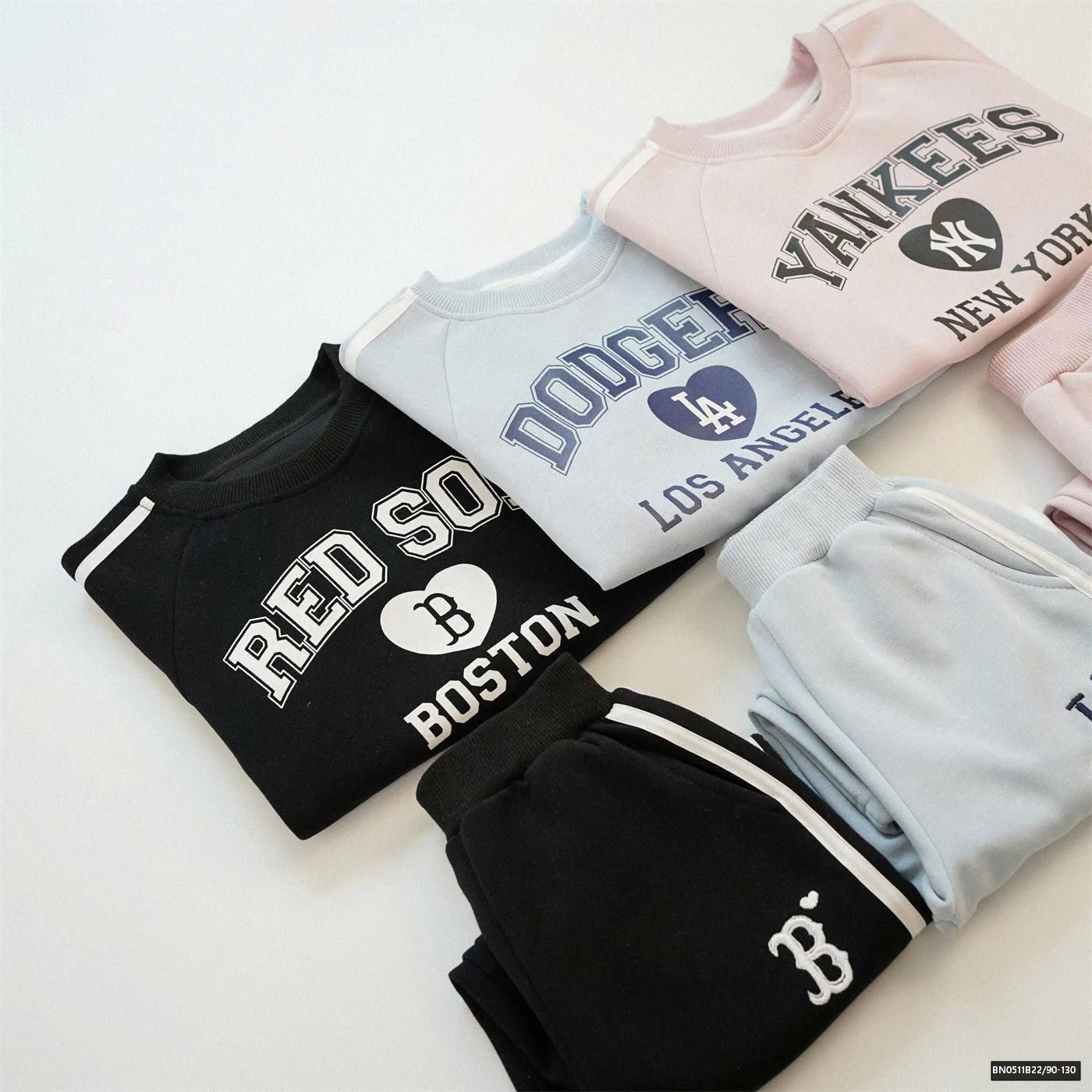 BỘ NỈ  THỂ THAO BÉ GÁI N.YY