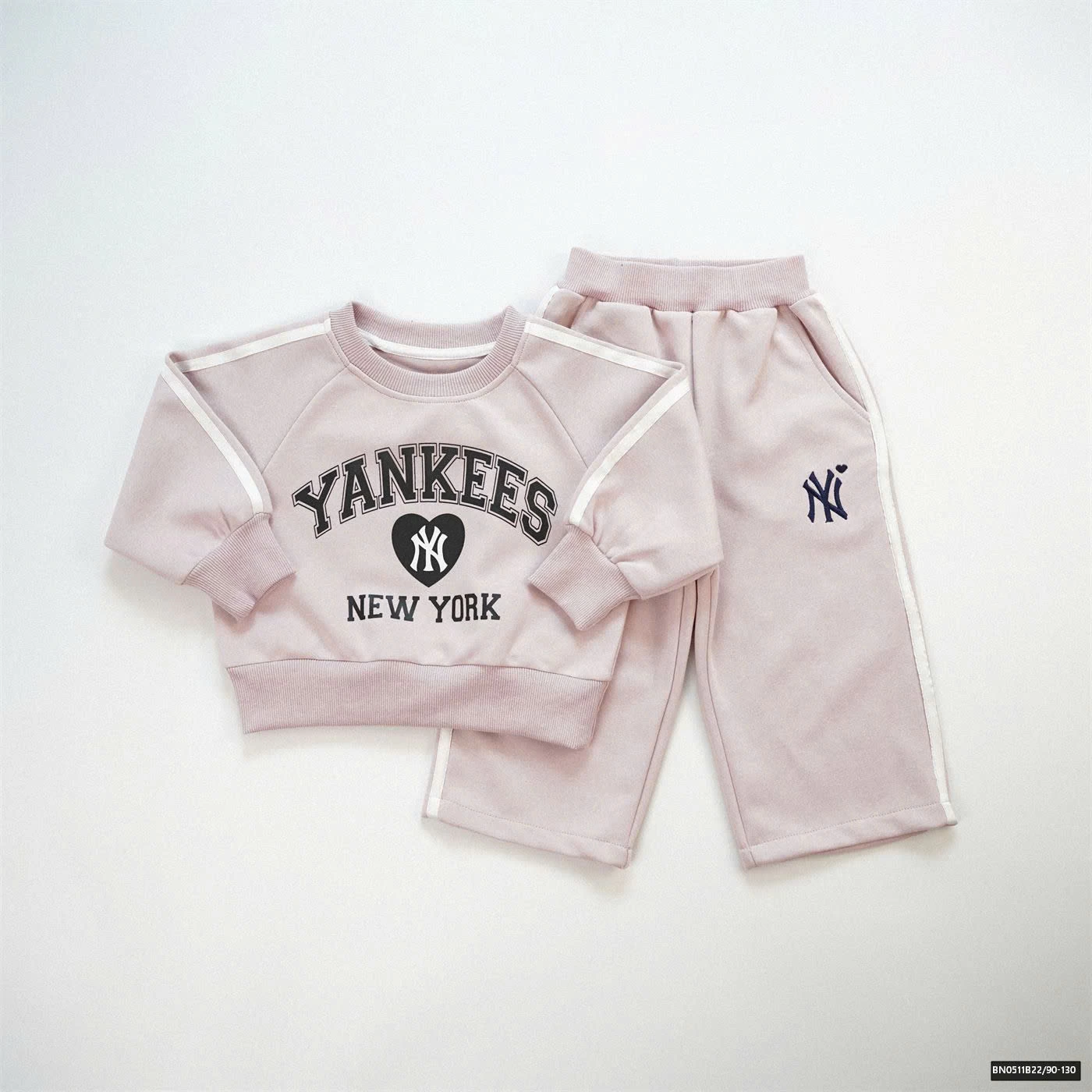 BỘ NỈ  THỂ THAO BÉ GÁI N.YY