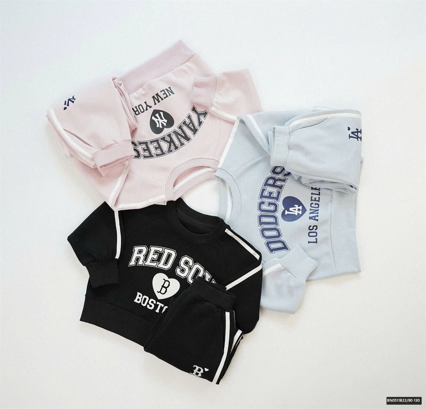 BỘ NỈ  THỂ THAO BÉ GÁI N.YY