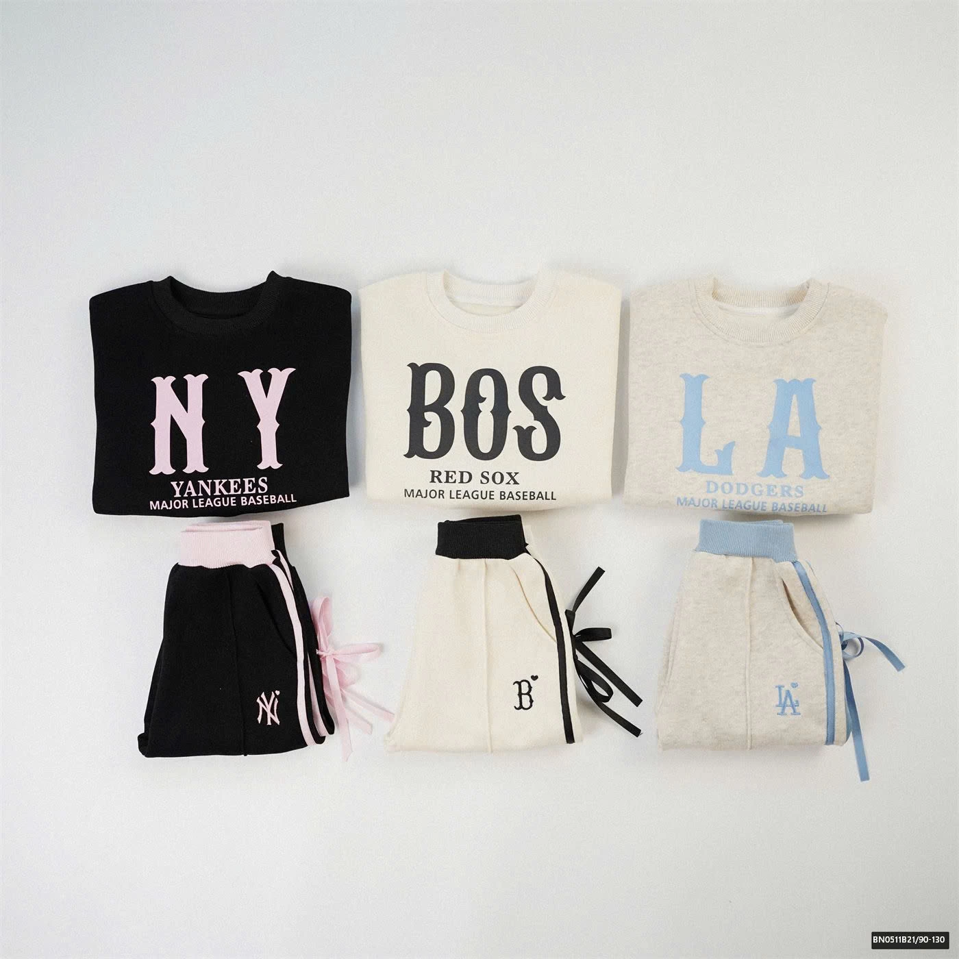 BỘ NỈ CHỮ PHỐI NƠ BG