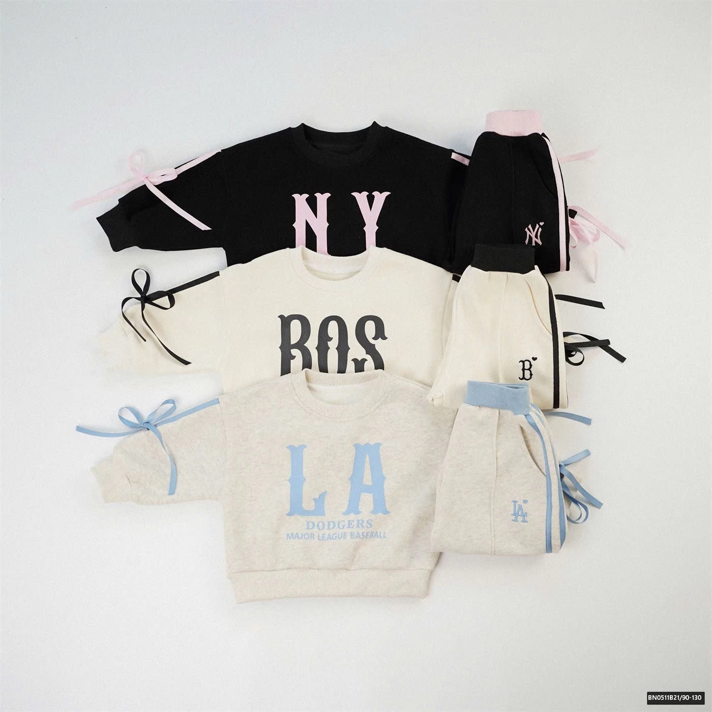 BỘ NỈ CHỮ PHỐI NƠ BG