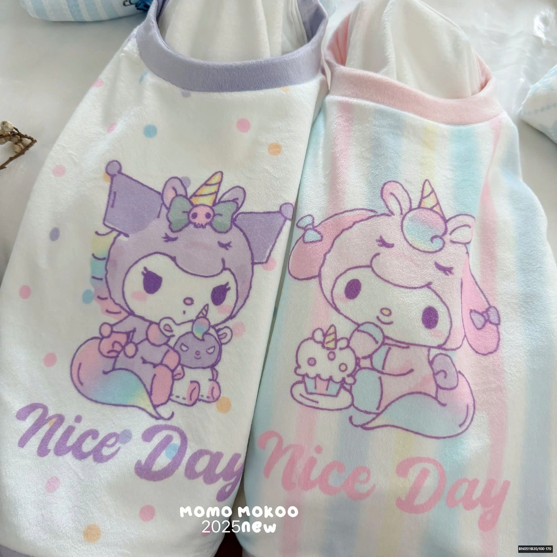 BỘ NỈ BÔNG HOẠT HÌNH