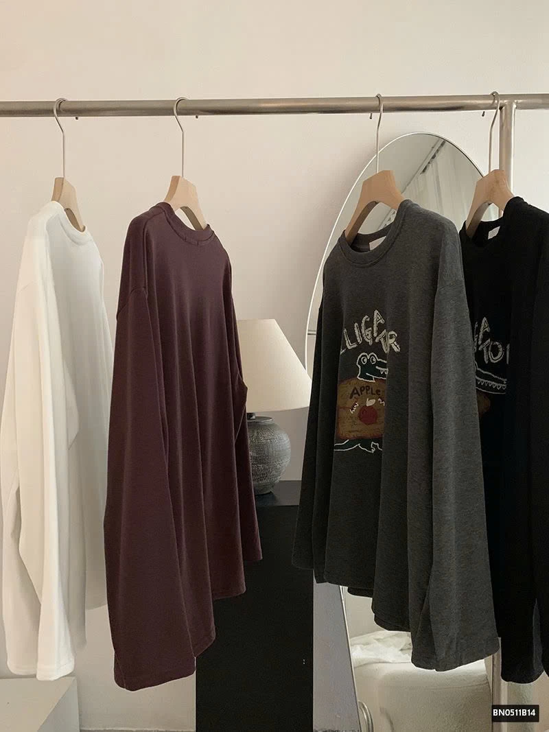 ÁO THUN DÀI TAY HÌNH CÁ SẤU