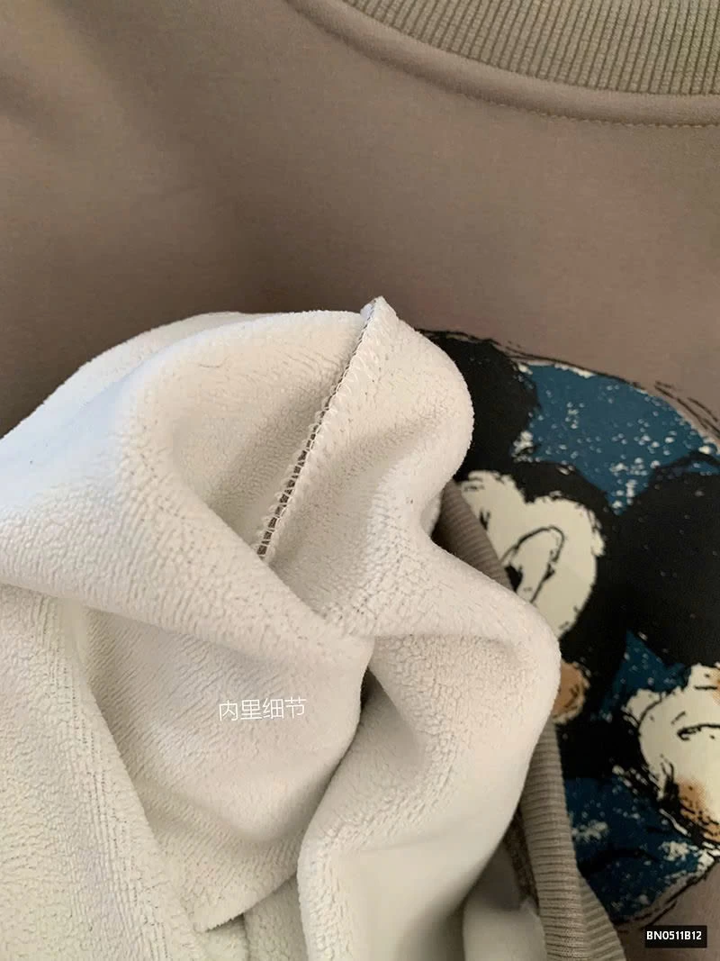 ÁO NỈ MICKEY LÓT LÔNG CỪU