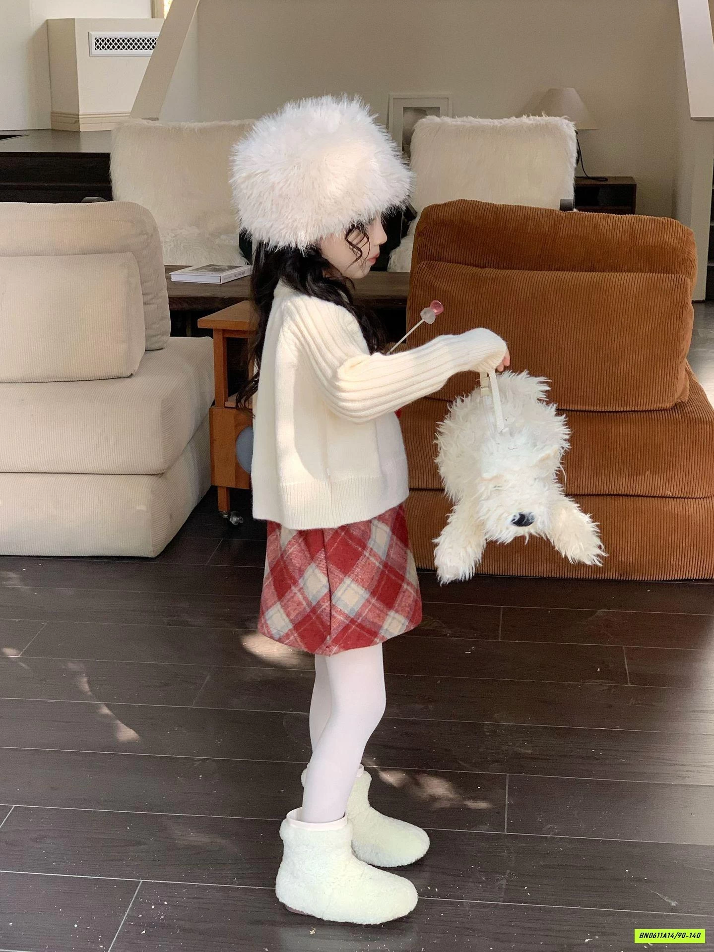 SÉT VÁY ÁO LEN ĐỎ TRÁI TIM