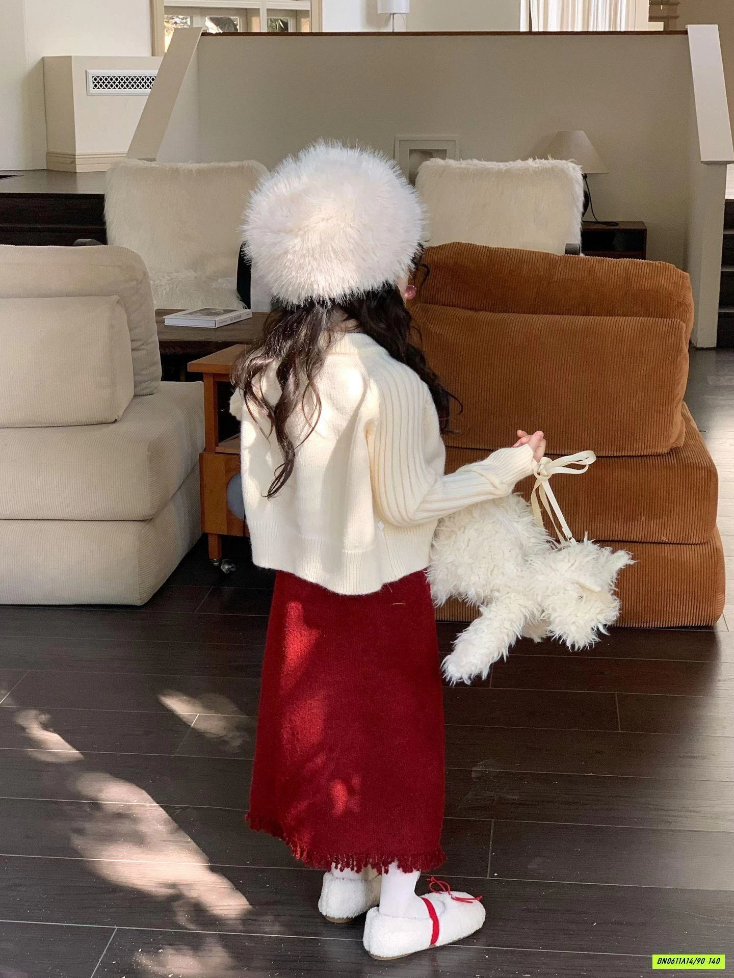 SÉT VÁY ÁO LEN ĐỎ TRÁI TIM