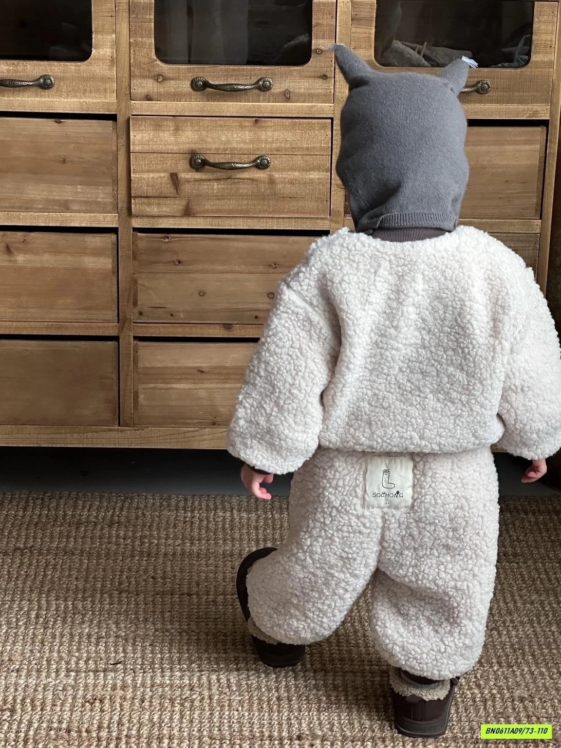 BỘ LÔNG CỪU GẮN GẤU