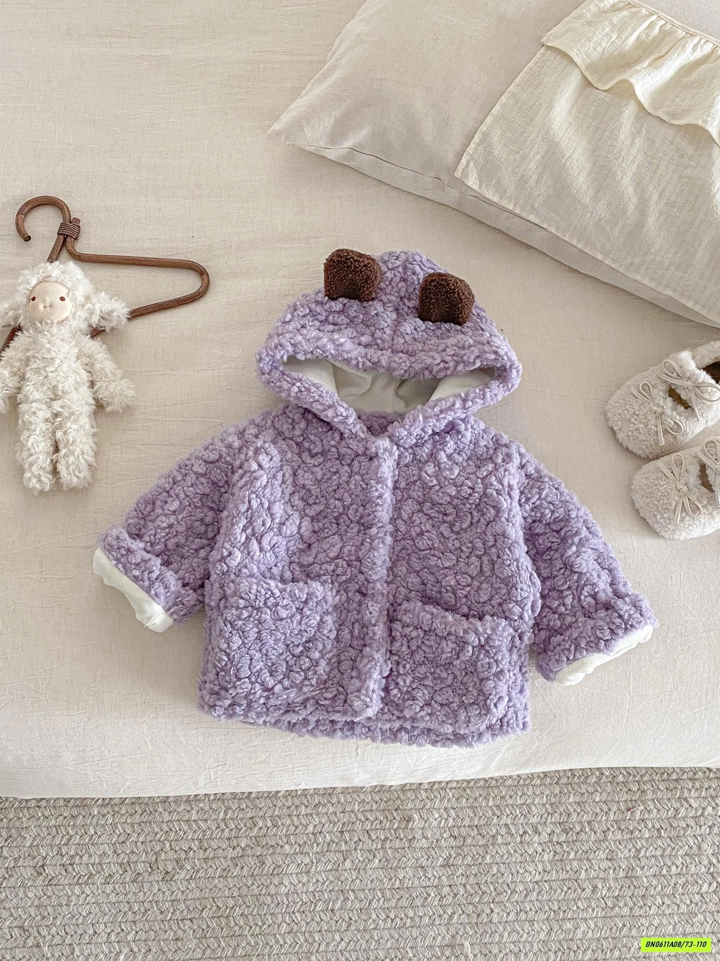 KHOÁC LÔNG CỪU LÓT NHUNG MỀM ẤM