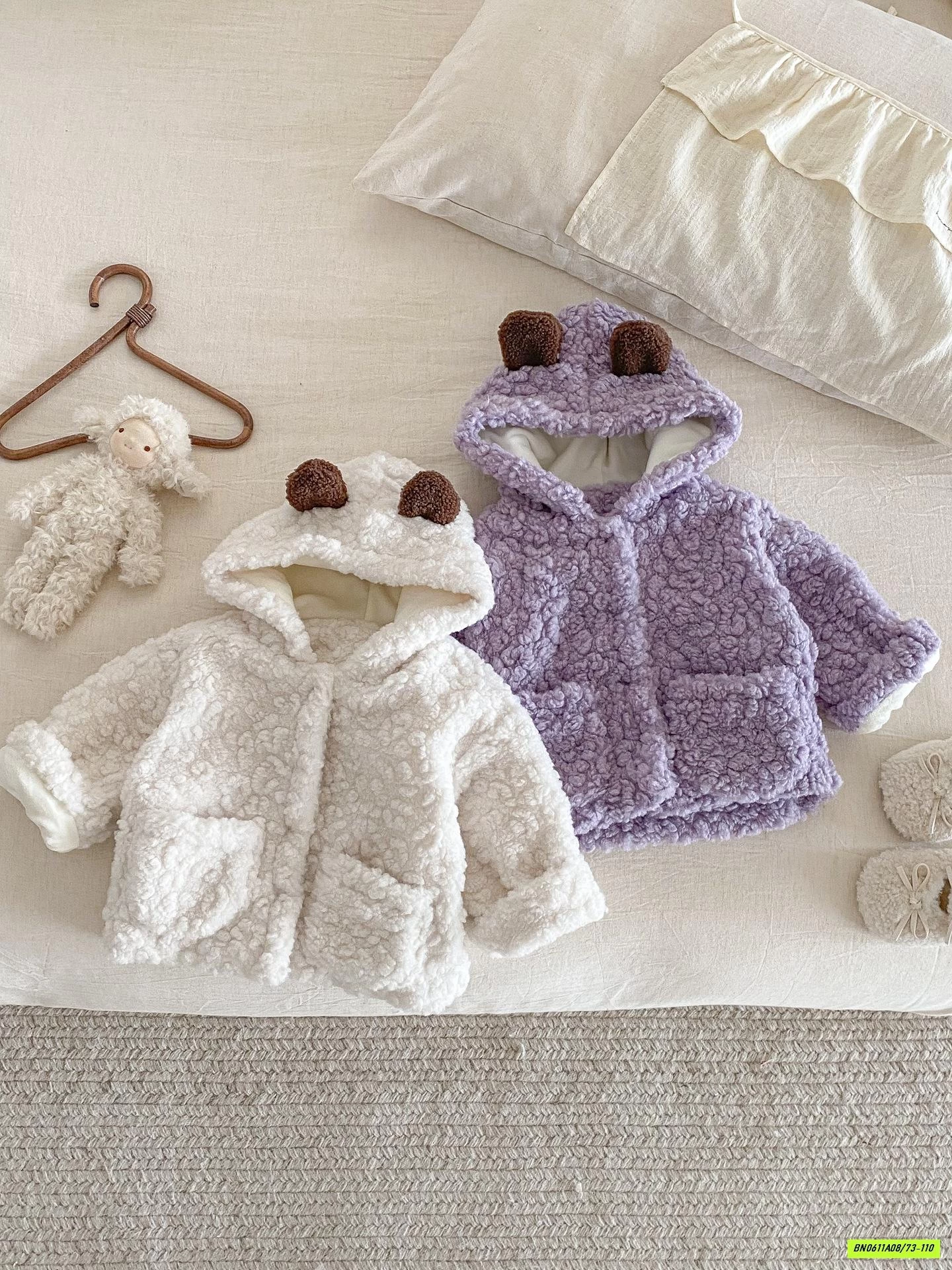 KHOÁC LÔNG CỪU LÓT NHUNG MỀM ẤM