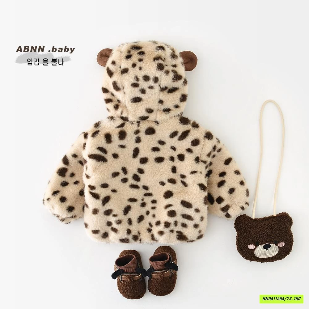 KHOÁC LÔNG BEO ẤM ÁP ABNNKIDS