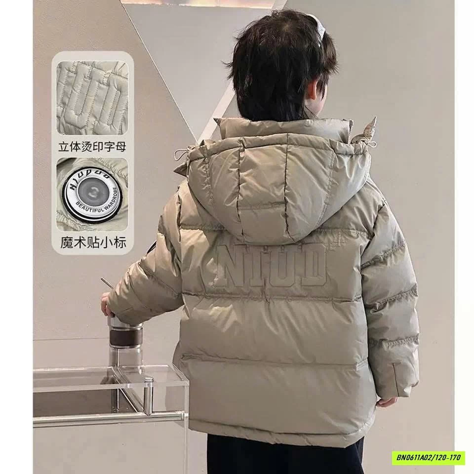 KHOÁC PHAO BÉO LIỀN MŨ BÉ TRAI