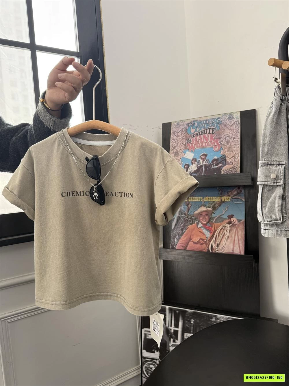 ÁO THUN RÊU IN GẤU