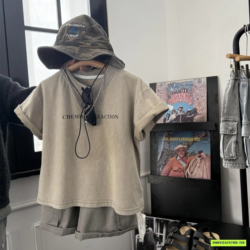 ÁO THUN RÊU IN GẤU