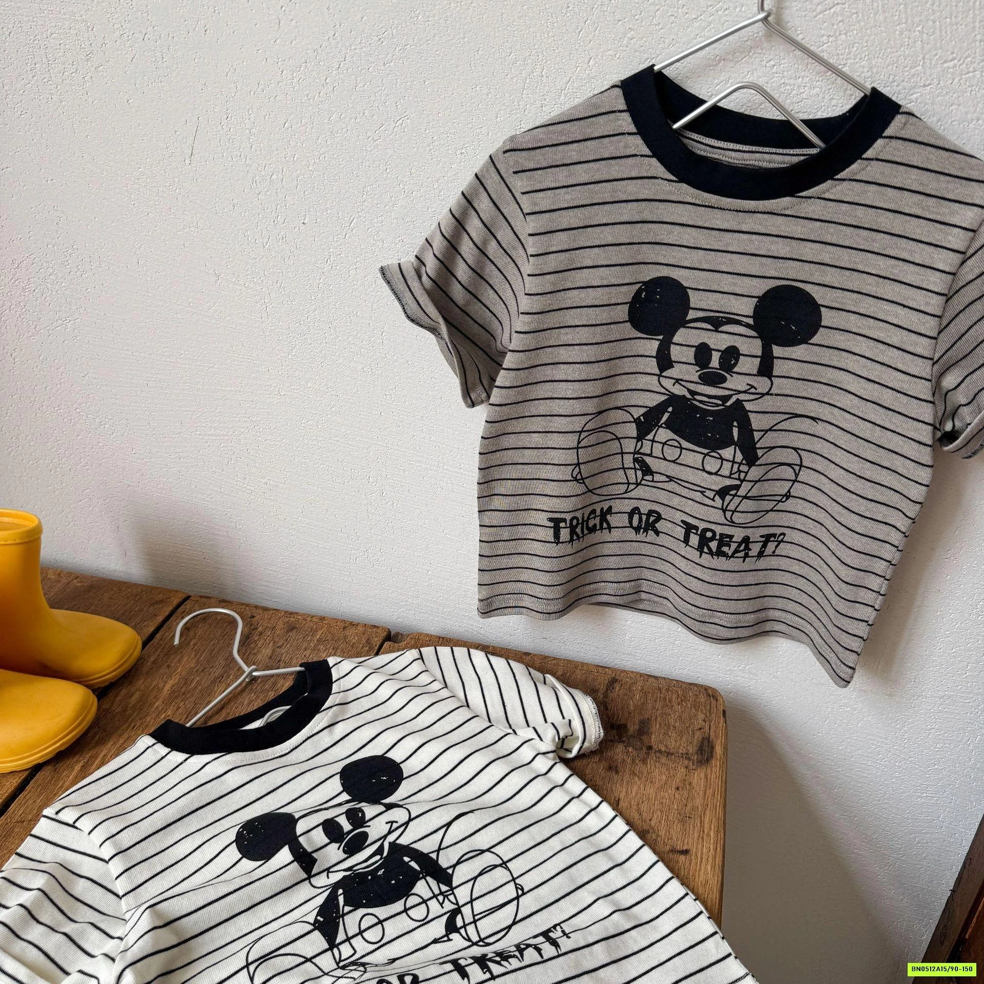 ÁO THUN KẺ MICKEY