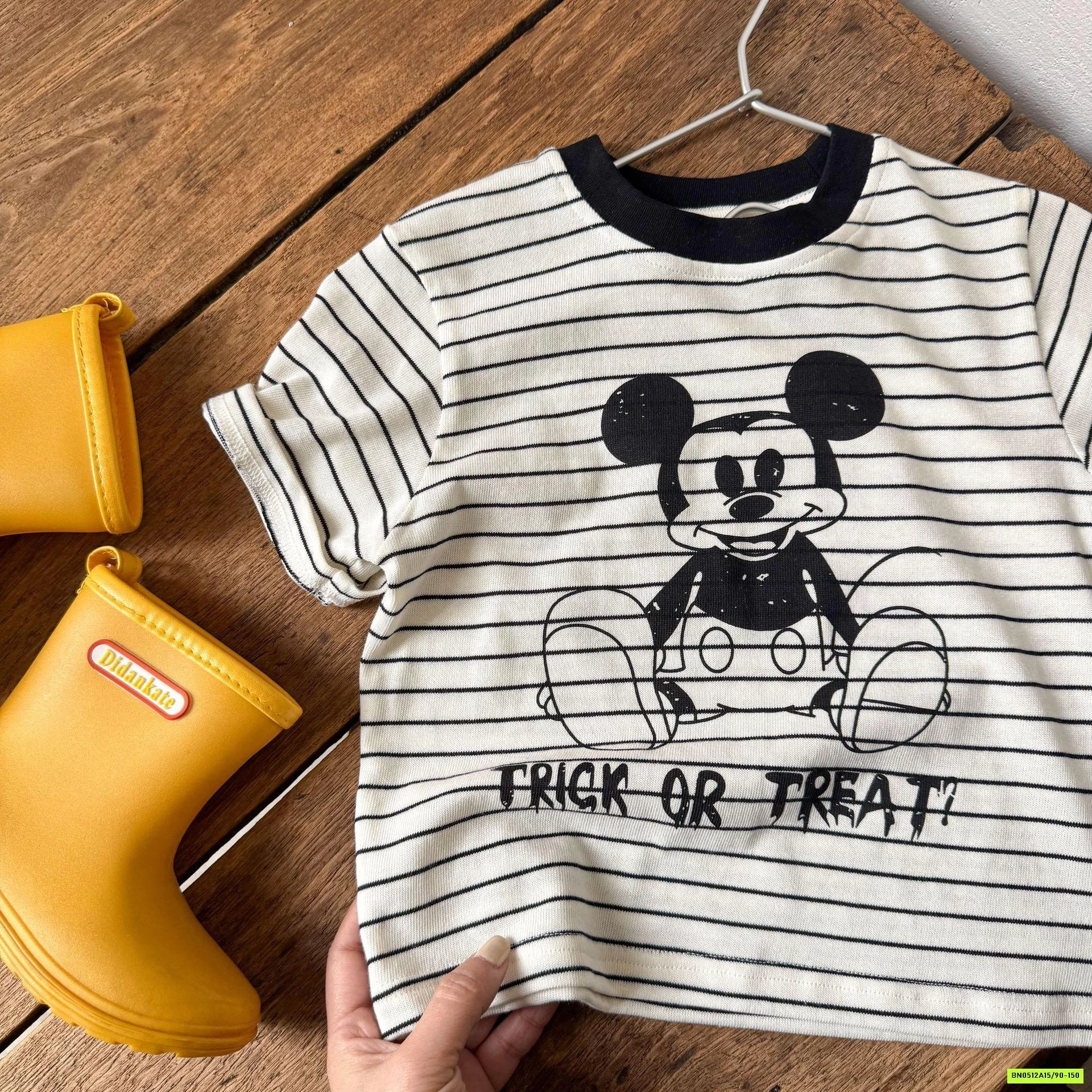 ÁO THUN KẺ MICKEY