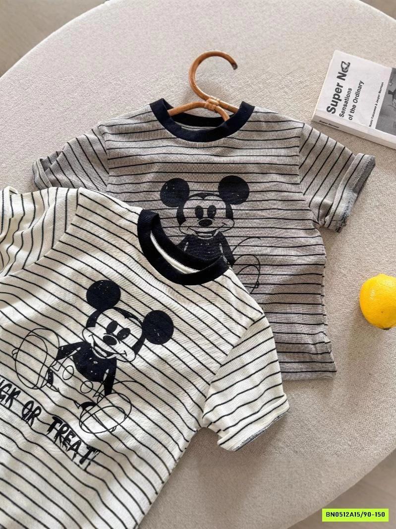ÁO THUN KẺ MICKEY