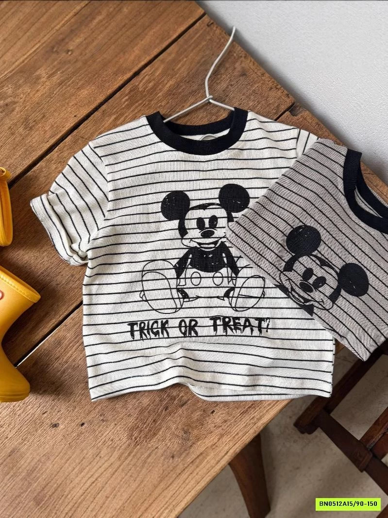 ÁO THUN KẺ MICKEY