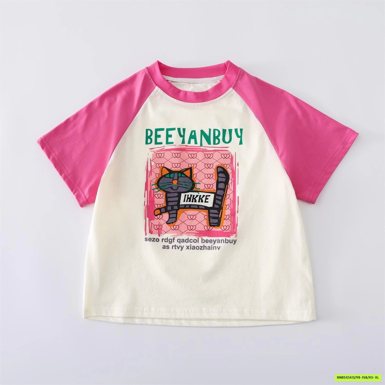 ÁO PHỐI MÀU TAY IN HÌNH MẸ BÉ