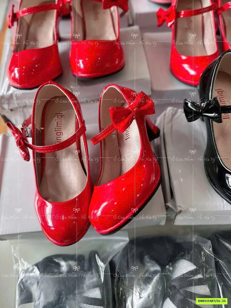 GIÀY BÓNG CAO GÓT GẮN NƠ