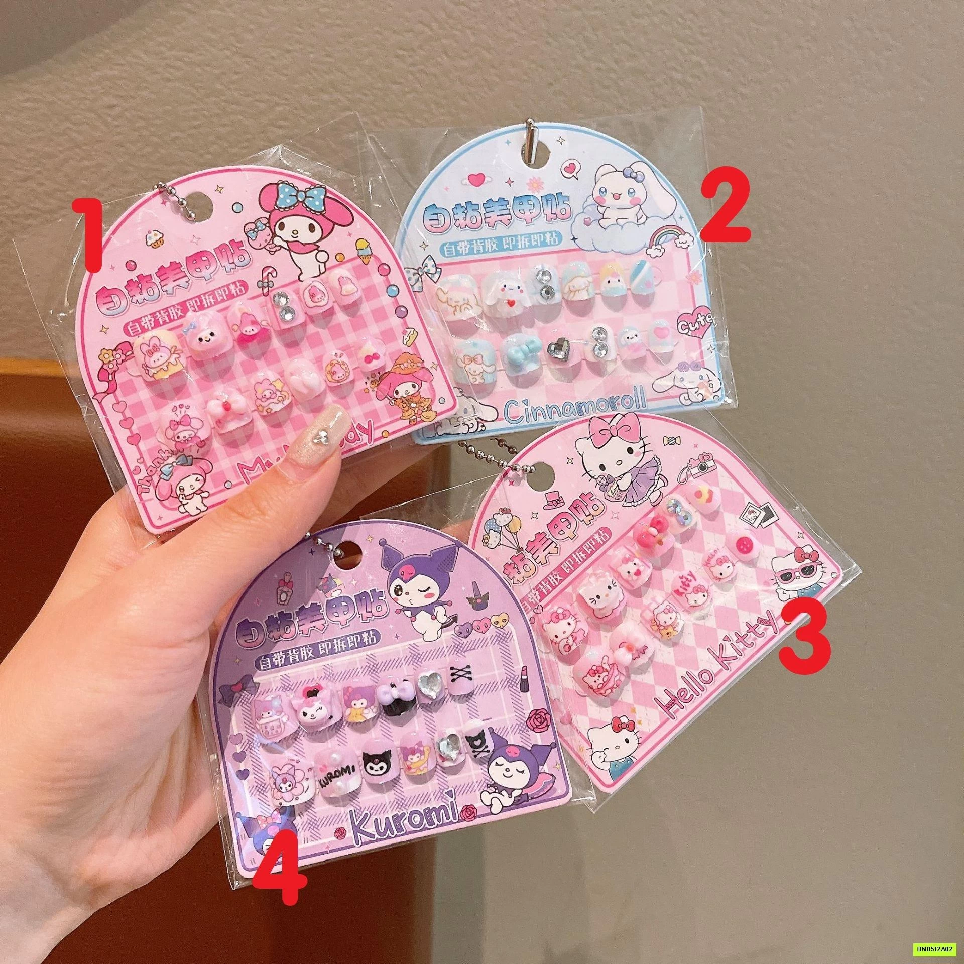 SÉT DÁN MÓNG KUTE CHO BÉ