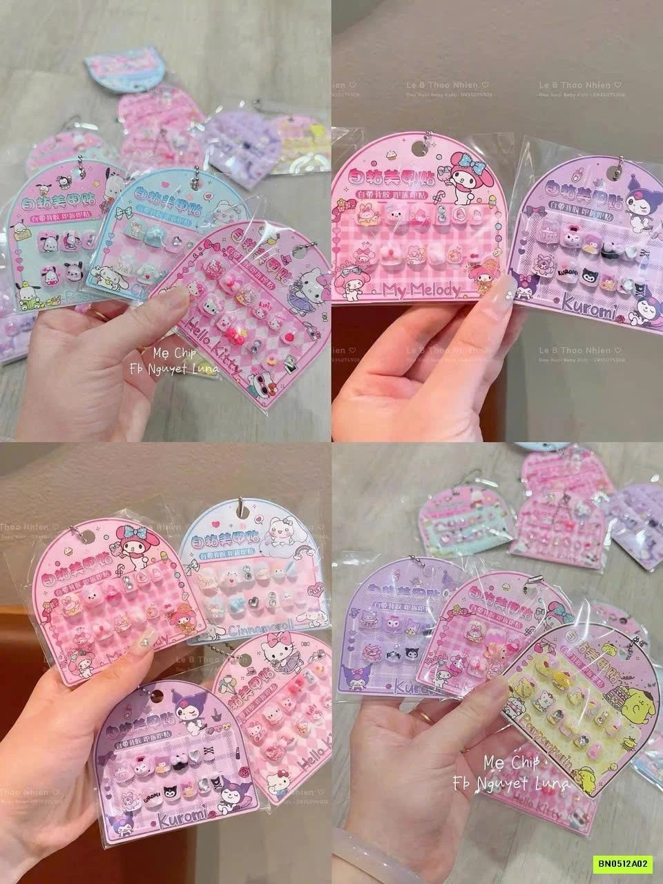 SÉT DÁN MÓNG KUTE CHO BÉ