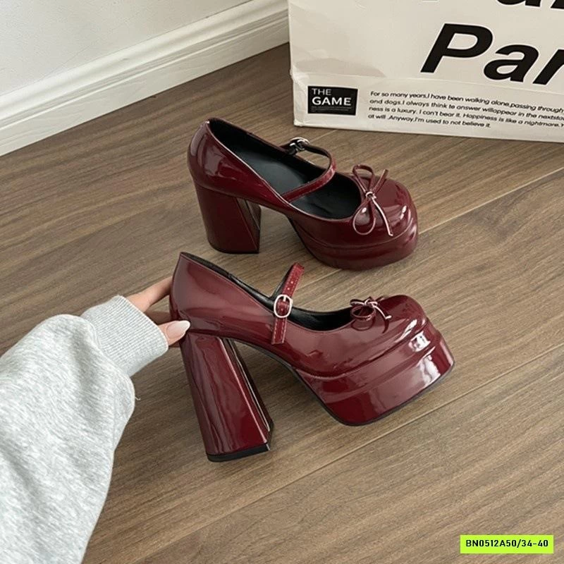 GIÀY MERRY JANE ĐẾ CAO