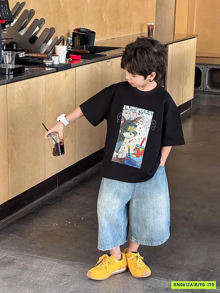 SHORT JEANS 25C168 BASIC AMBB