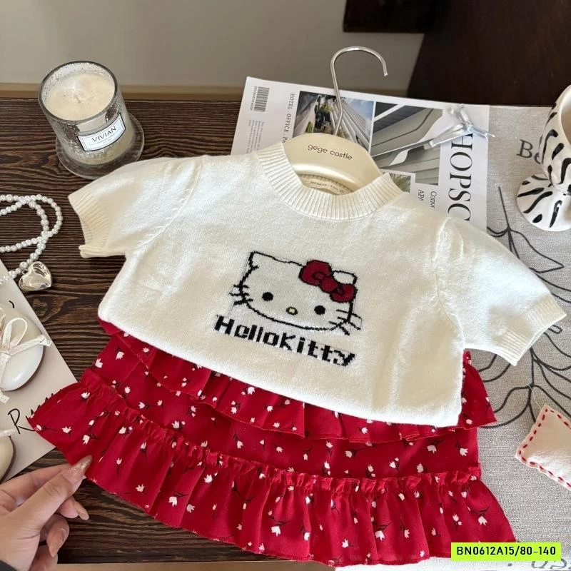 MONTOGHI KITTY MIX CV ĐỎ CHẤM BI