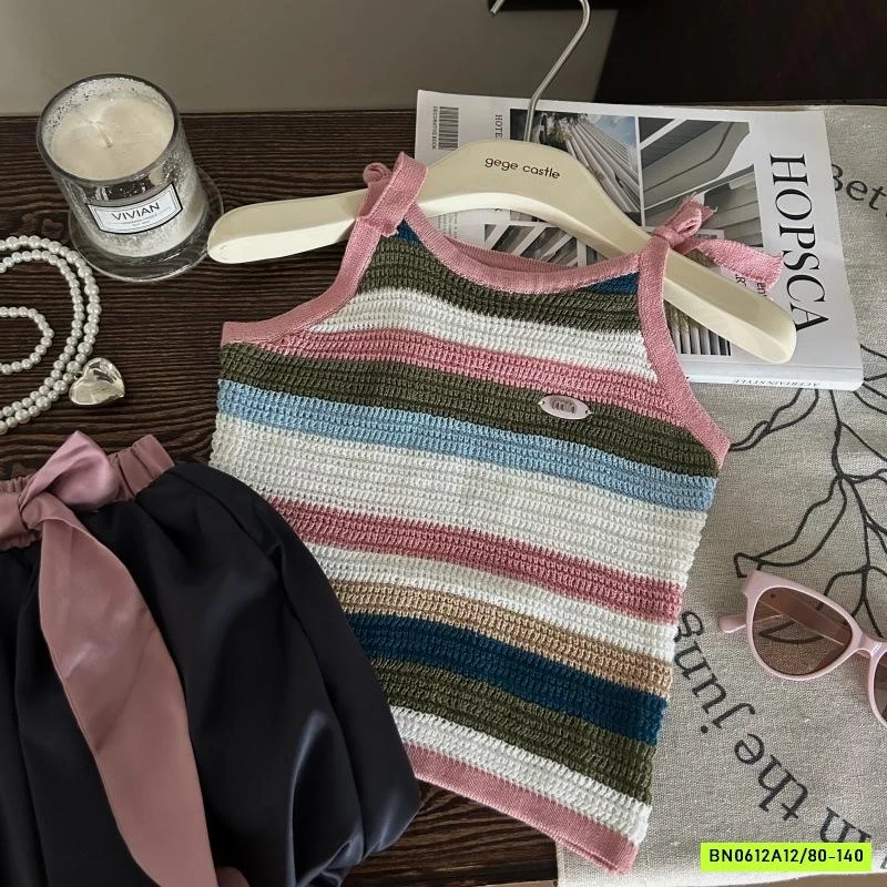 MONTOGHI 2 DÂY KẺ MIX QUẦN BÍ