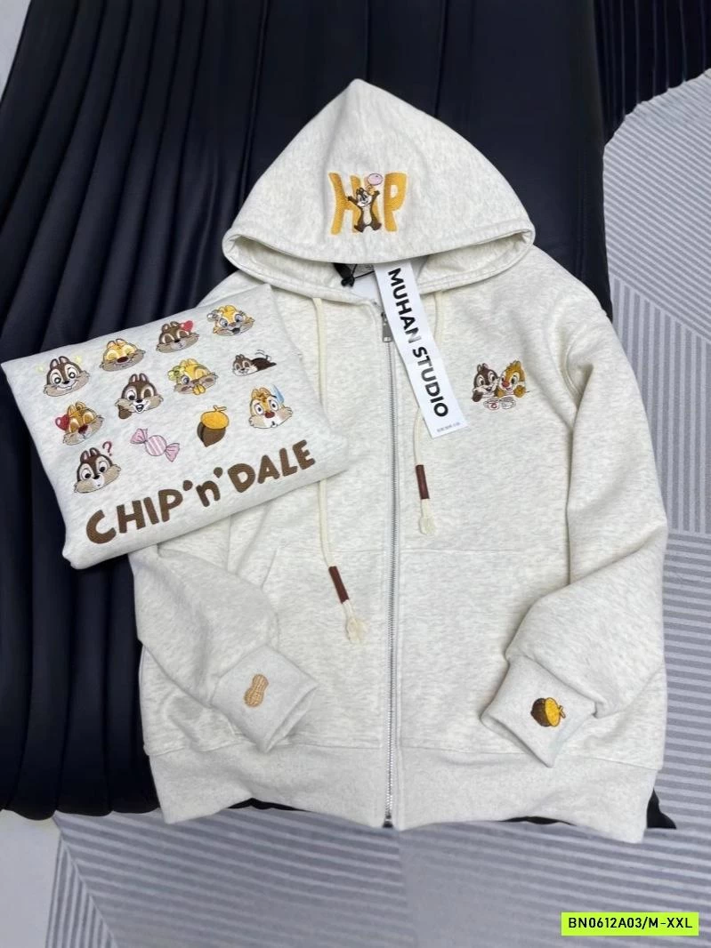 KHOÁC NỈ THÊU HÌNH LƯNG