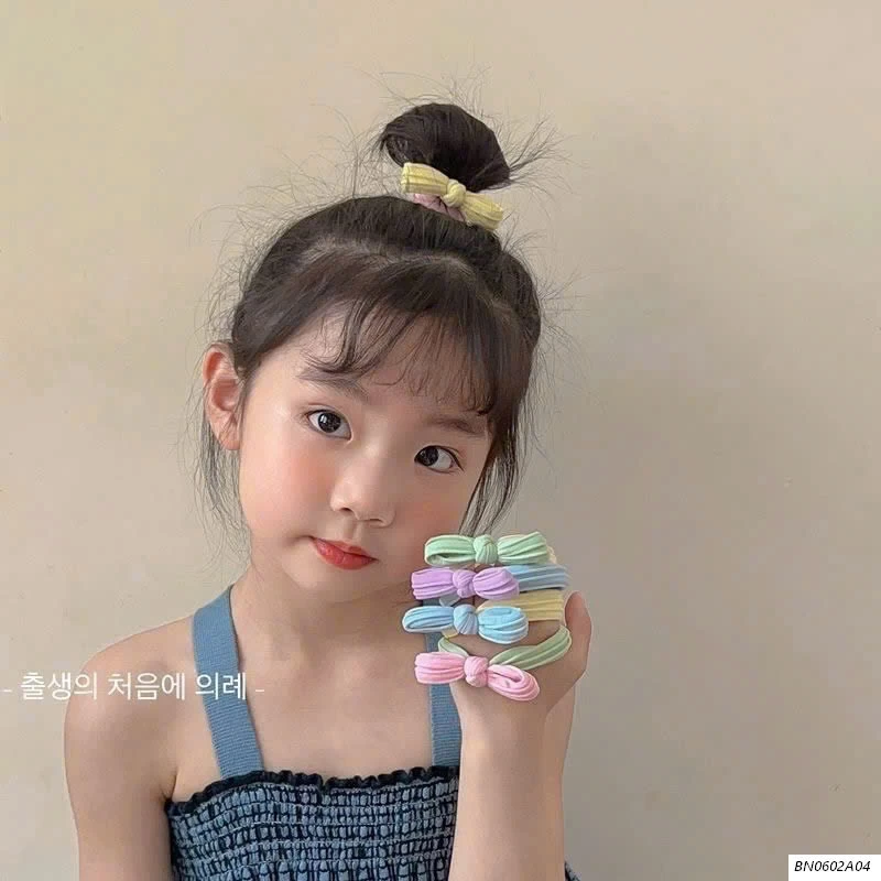 SÉT 10 DÂY BUỘC TÓC NƠ