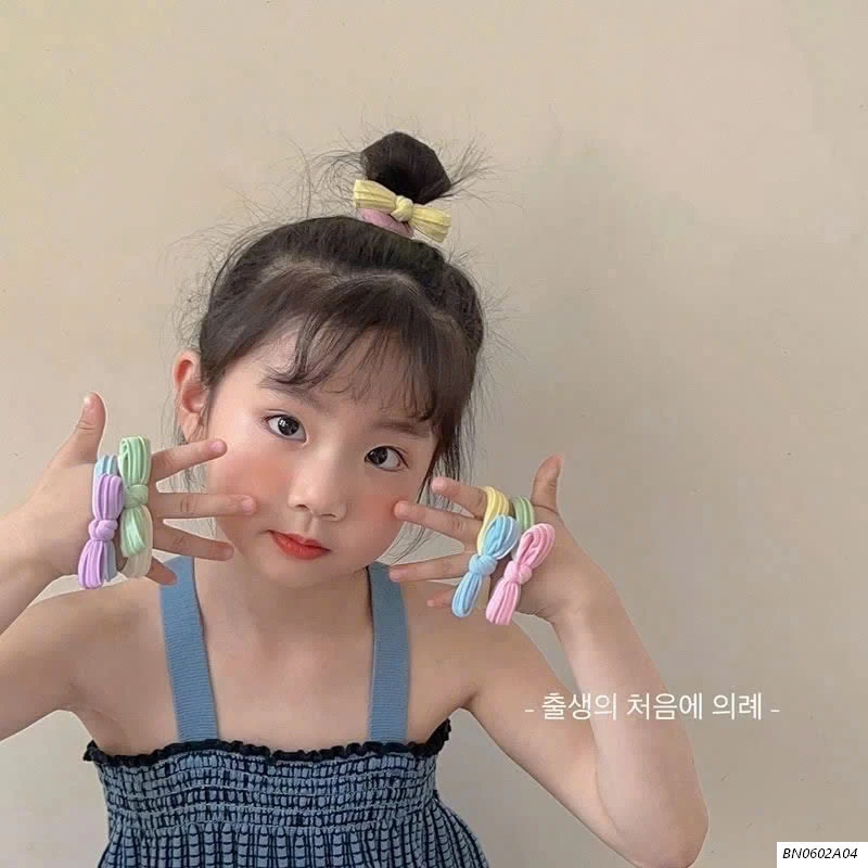 SÉT 10 DÂY BUỘC TÓC NƠ