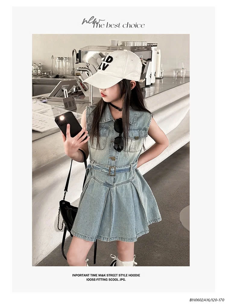 ĐẦM JEANS SÁT NÁCH SZ ĐẠI