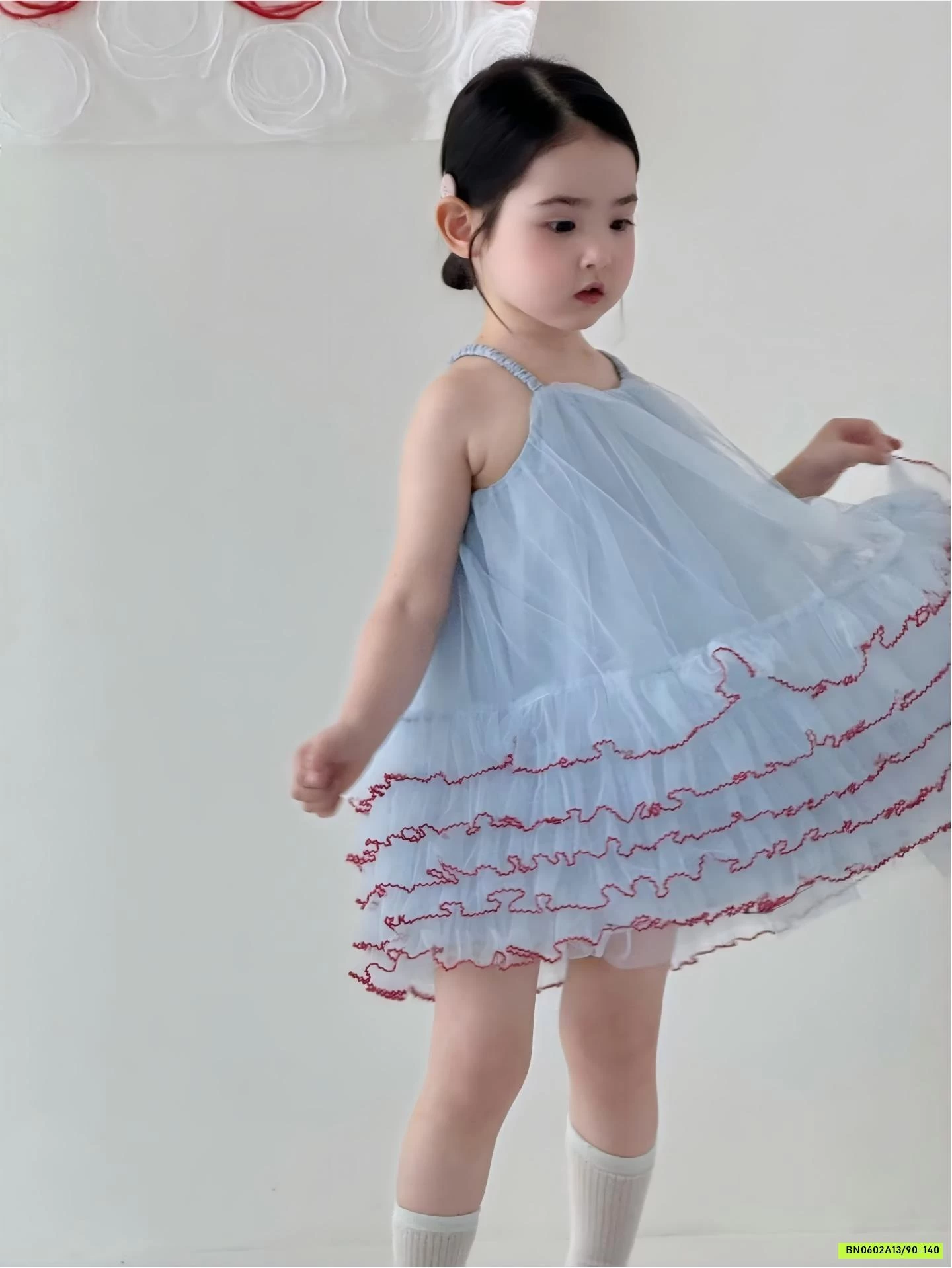 ĐẦM VOAN 2 DÂY PHỐI VIỀN