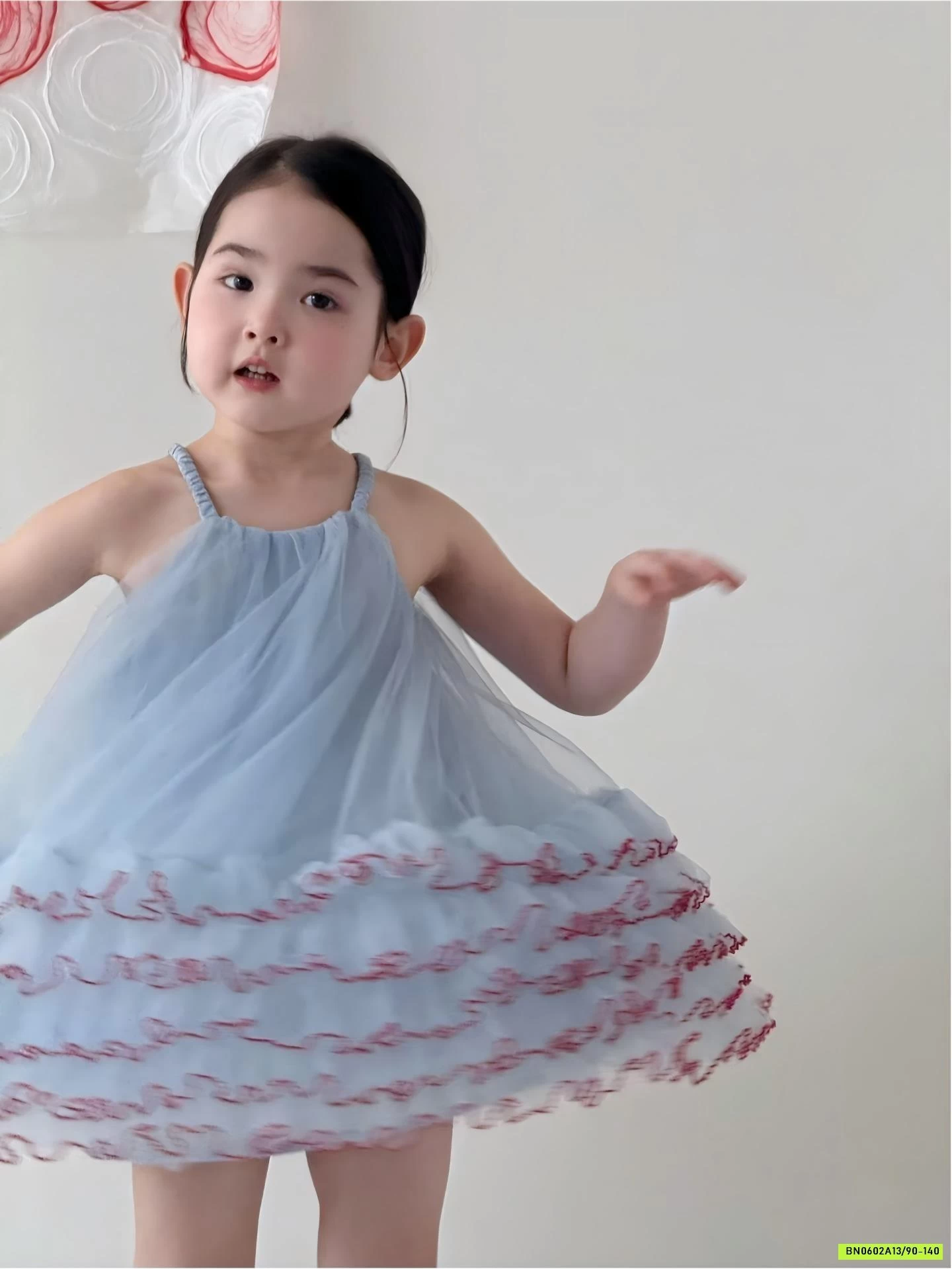 ĐẦM VOAN 2 DÂY PHỐI VIỀN