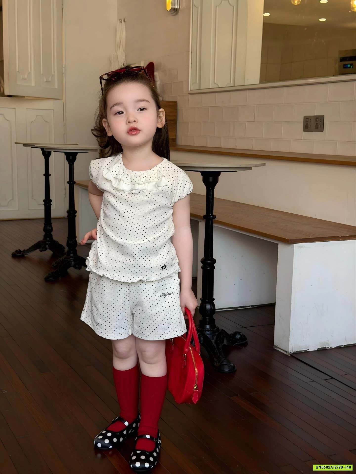 SÉT BỘ CHẤM BI VIỀN BÈO DỄ THƯƠNG