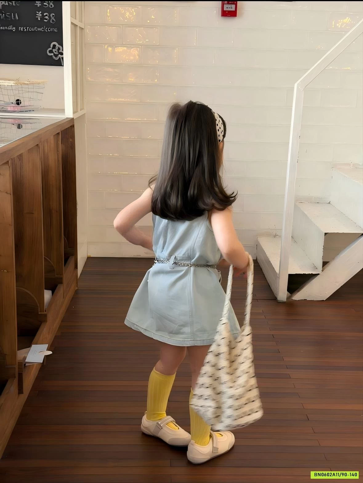 ĐẦM DENIM SÁT NÁCH IN GẤU