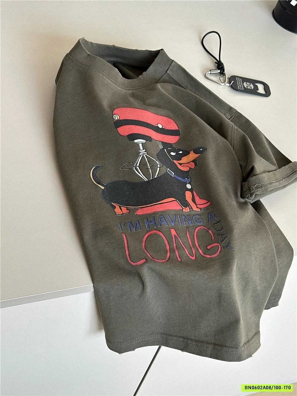 ÁO THUN CÚN LONGDAY SNIDOLS