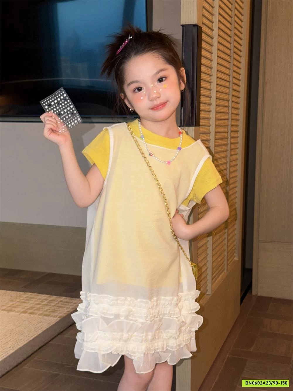 SÉT ÁO THUN MIX ĐẦM REN