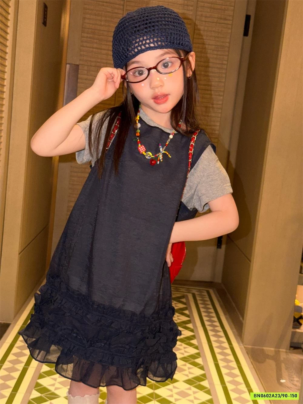 SÉT ÁO THUN MIX ĐẦM REN