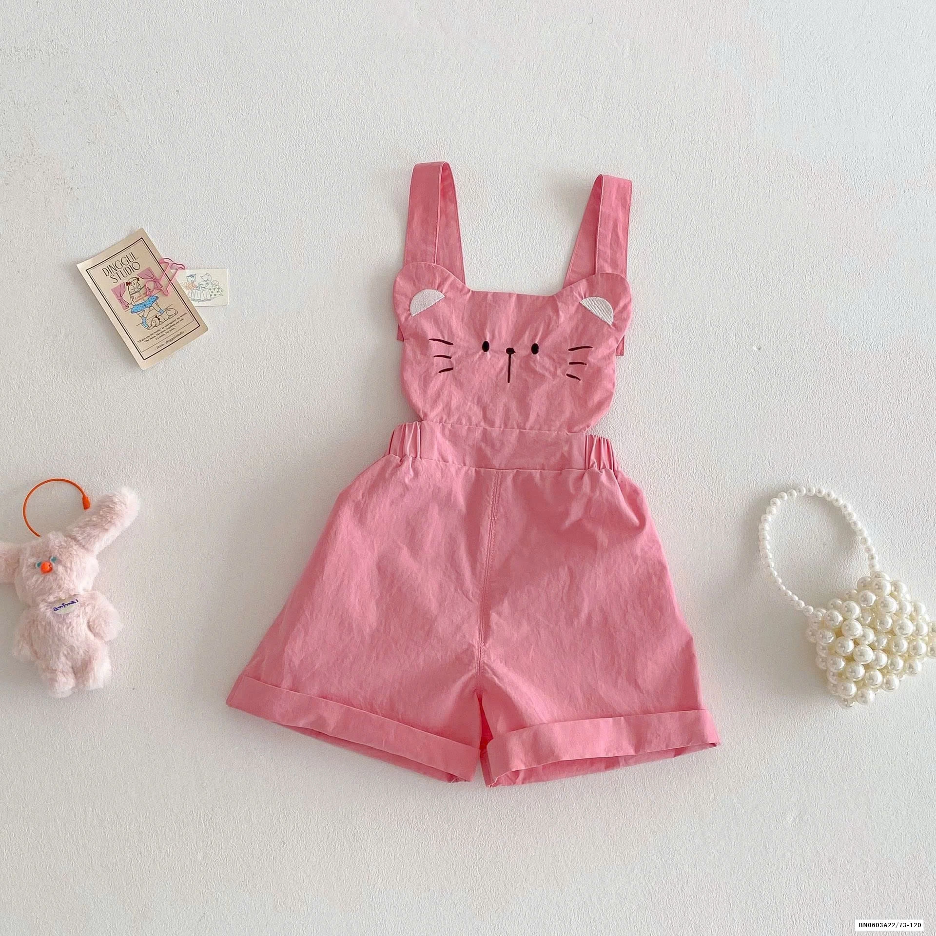 SÉT VÁY ÁO YẾM HOẠ TIẾT MÈO KUTE