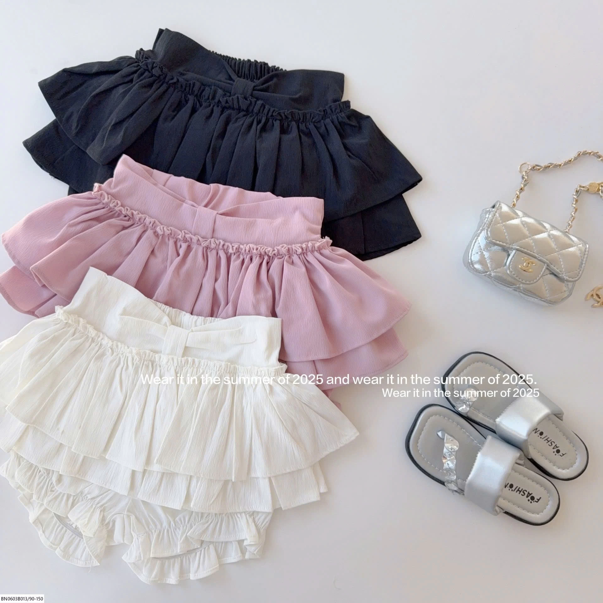 QUẦN VÁY 2 TẤNG CHO BÉ T&Q