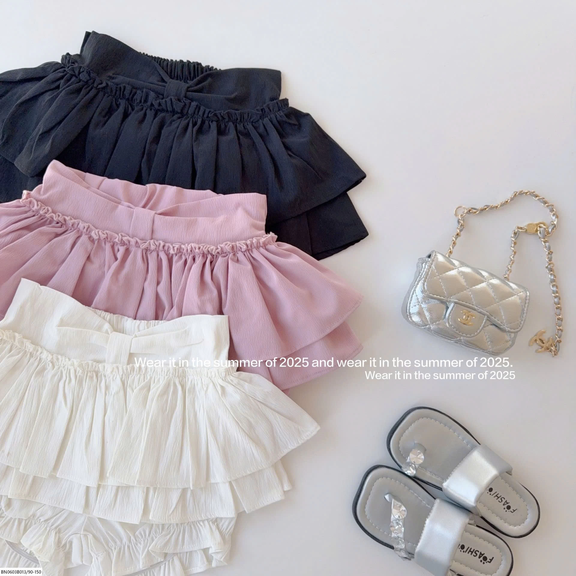 QUẦN VÁY 2 TẤNG CHO BÉ T&Q